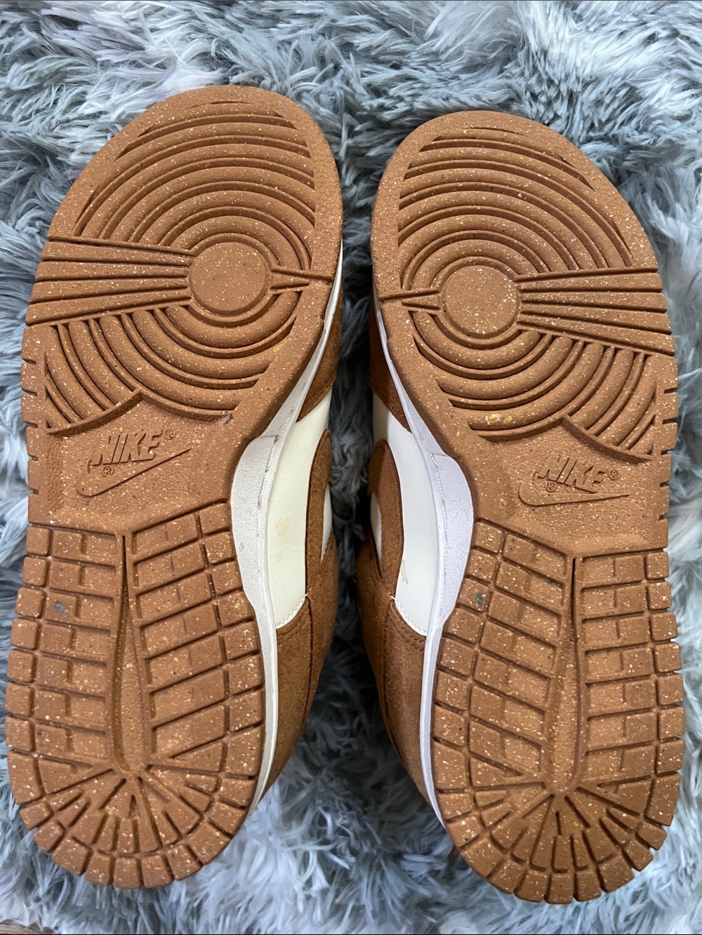 Nike Suede Brown and Cream Low-Top Sneakers - Picture 8 of 8